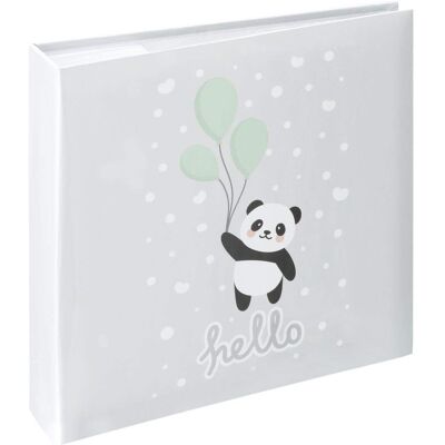 Hama Album Fotograficzny Hello Panda Na Wsuwki 200 Zdjęć 10x15 Cm 100 Str. Szary Hama Album Fotograficzny Hello Panda Na Wsuwki 200 Zdjęć 10x15 Cm 100 Str. Szary