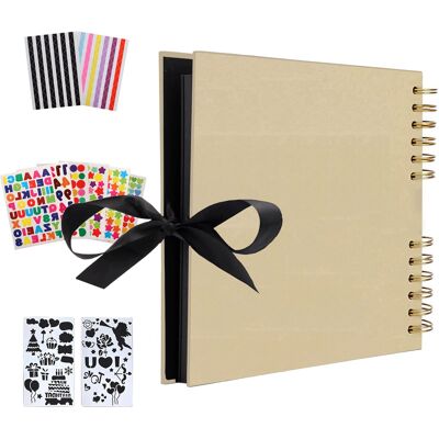 Inny producent Album Fotograficzny Żółty Diy Scrapbooking 80 Stron 31x21,5 Cm Spirala Inny producent Album Fotograficzny Żółty Diy Scrapbooking 80 Stron 31x21,5 Cm Spirala