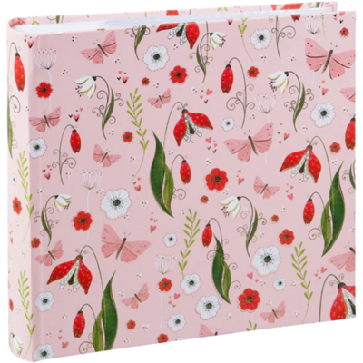 Album Kieszeniowy Goldbuch Secret Pink Na 200 Zdjęć 10x15 Cm, Szyty Album Kieszeniowy Goldbuch Secret Pink Na 200 Zdjęć 10x15 Cm, Szyty