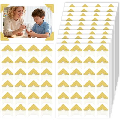 Inny producent Narożniki Do Zdjęć 240 Sztuk Samoprzylepne Dekoracyjne Album Scrapbooking Inny producent Narożniki Do Zdjęć 240 Sztuk Samoprzylepne Dekoracyjne Album Scrapbooking