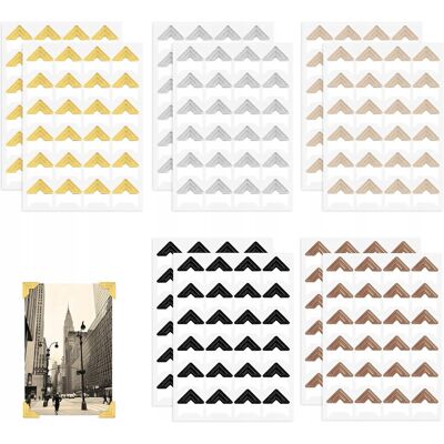 nieznany producent Narożniki Do Zdjęć Samoprzylepne 240 Szt Scrapbooking 5 Kolorów nieznany producent Narożniki Do Zdjęć Samoprzylepne 240 Szt Scrapbooking 5 Kolorów