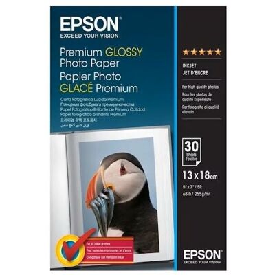 Epson Premium Glossy Photo Paper, Papier Do Drukarki, 255 G, 30 Ark. Epson Premium Glossy Photo Paper, Papier Do Drukarki, 255 G, 30 Ark.