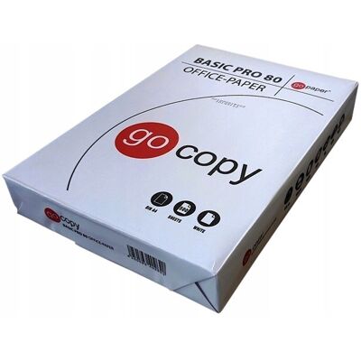 Papier Do Drukarki A4 Basic Pro Office-Paper Go Copy Go Paper 500 Kartek Papier Do Drukarki A4 Basic Pro Office-Paper Go Copy Go Paper 500 Kartek