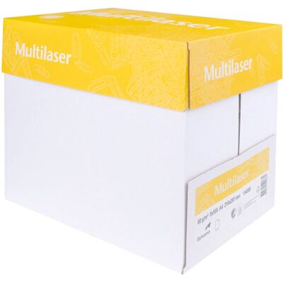 MultiCopy MultiLaser A4 - Papier kserograficzny 80g - 5 opakowań po 500 arkuszy MultiCopy MultiLaser A4 - Papier kserograficzny 80g - 5 opakowań po 500 arkuszy