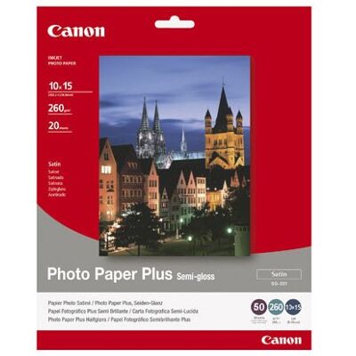 Papier fotograficzny CANON SG-201, 260 g/m2, 10x15, 50 szt. Papier fotograficzny CANON SG-201, 260 g/m2, 10x15, 50 szt.