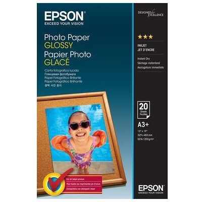 Papier Fotograficzny Epson A3+, Połysk, 20 Arkuszy Papier Fotograficzny Epson A3+, Połysk, 20 Arkuszy