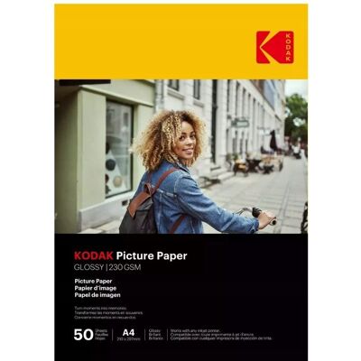 Papier Fotograficzny Foto Kodak 50 Szt. A4 / 230g / 21x30cm / Cat 9891-267 Papier Fotograficzny Foto Kodak 50 Szt. A4 / 230g / 21x30cm / Cat 9891-267
