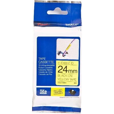 Inny producent Taśma Brother P-Touch Tze-Fx651 24mm X 8m Czarny Na Żółtym Inny producent Taśma Brother P-Touch Tze-Fx651 24mm X 8m Czarny Na Żółtym