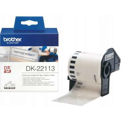 Inny producent Taśma ciągła Brother QL 62mm DK-22113 oryginalna Inny producent Taśma ciągła Brother QL 62mm DK-22113 oryginalna