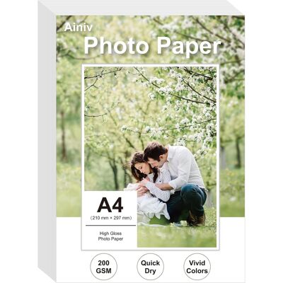 Inny producent Papier Fotograficzny A4 100 Arkuszy Błyszczący Do Drukarki Atramentowej Inny producent Papier Fotograficzny A4 100 Arkuszy Błyszczący Do Drukarki Atramentowej