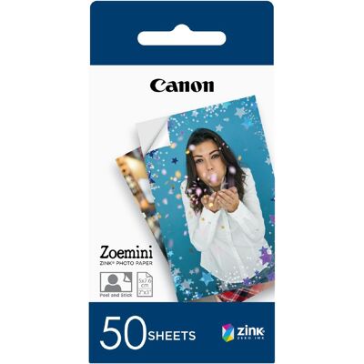 Papier Fotograficzny Canon Zoemini Zink Błyszczący 50 Ark. 5x7,5 Cm Papier Fotograficzny Canon Zoemini Zink Błyszczący 50 Ark. 5x7,5 Cm