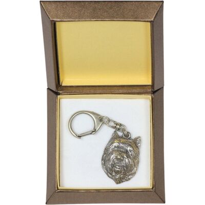 Cairn Terrier Ii - Posrebrzany Brelok Do Kluczy Z Psem W Pudełku Prezentowym, Ozdoba Torebki, Zawieszka Do Plecaka Marki Art-Dog Cairn Terrier Ii - Posrebrzany Brelok Do Kluczy Z Psem W Pudełku Prezentowym, Ozdoba Torebki, Zawieszka Do Plecaka Marki Art-Dog