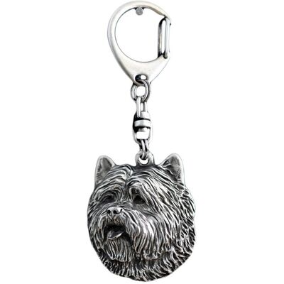 Cairn Terrier - Posrebrzany Brelok Do Kluczy Z Psem, Ozdoba Torebki, Zawieszka Do Plecaka Marki Art-Dog Cairn Terrier - Posrebrzany Brelok Do Kluczy Z Psem, Ozdoba Torebki, Zawieszka Do Plecaka Marki Art-Dog