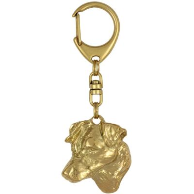 Art-Dog - Jack Russell Terrier - Gold-plated - Key Ring Art-Dog - Jack Russell Terrier - Gold-plated - Key Ring