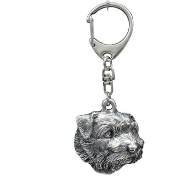 Norfolk Terrier - Posrebrzany Brelok Do Kluczy Z Psem, Ozdoba Torebki, Zawieszka Do Plecaka Marki Art-Dog Norfolk Terrier - Posrebrzany Brelok Do Kluczy Z Psem, Ozdoba Torebki, Zawieszka Do Plecaka Marki Art-Dog