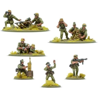 WARLORD GAMES Afrika Korps Support Group - Dowództwo I Broń Wsparcia Bolt Action WARLORD GAMES Afrika Korps Support Group - Dowództwo I Broń Wsparcia Bolt Action