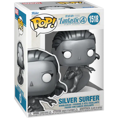 Funko, Funko Pop!,Superbohaterowie, Figurka Kolekcjonerska, Fantastic Four (2025), Silver Surfer Funko, Funko Pop!,Superbohaterowie, Figurka Kolekcjonerska, Fantastic Four (2025), Silver Surfer