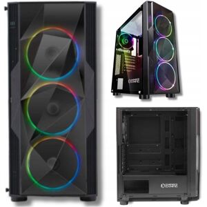 Inny producent Obudowa Pc Z Wentylatorem Szklana Akrylowa Ściana 4 Wentylatory Ledy Inny producent Obudowa Pc Z Wentylatorem Szklana Akrylowa Ściana 4 Wentylatory Ledy