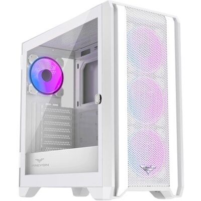 Inny producent Obudowa Komputerowa PREYON Nest Windy+ White ARGB USB-C Mini ITX ATX Mic Inny producent Obudowa Komputerowa PREYON Nest Windy+ White ARGB USB-C Mini ITX ATX Mic