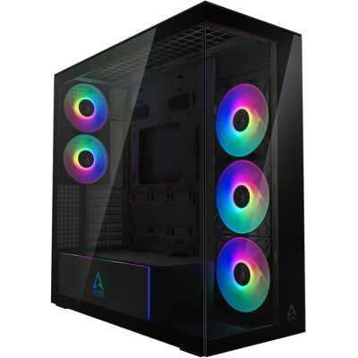Obudowa Arctic Xtender Black VG Mirror TG Window pionowe mocowanie GPU (ACPCC00019A) Obudowa Arctic Xtender Black VG Mirror TG Window pionowe mocowanie GPU (ACPCC00019A)