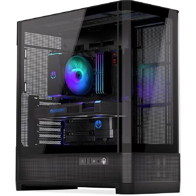 Krux Obudowa Endorfy Aquarius 8000 Flex ATX Midi Tower z oknem czarna gaming Krux Obudowa Endorfy Aquarius 8000 Flex ATX Midi Tower z oknem czarna gaming