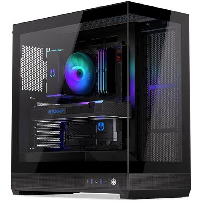 Obudowa Endorfy Fishtank 6000 Flex ATX czarna z oknem USB-C bez zasilacza Obudowa Endorfy Fishtank 6000 Flex ATX czarna z oknem USB-C bez zasilacza