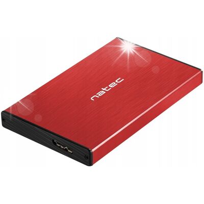 Inny producent Obudowa Hdd/ssd Zewnętrzna Natec Rhino Go Sata 2.5' Usb 3.0 Czerwona Inny producent Obudowa Hdd/ssd Zewnętrzna Natec Rhino Go Sata 2.5' Usb 3.0 Czerwona
