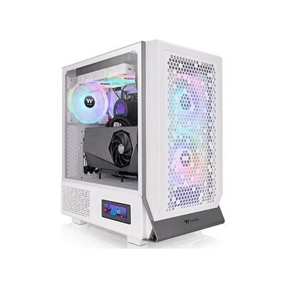 Obudowa komputera Thermaltake Ceres 300 Snow/Mid Tower E-ATX z panelem bocznym ze szkła hartowanego/Zainstalowane fabrycznie 2 wentylatory CT140 ARG.. Obudowa komputera Thermaltake Ceres 300 Snow/Mid Tower E-ATX z panelem bocznym ze szkła hartowanego/Zainstalowane fabrycznie 2 wentylatory CT140 ARG..