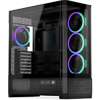 Krux Obudowa komputerowa Endorfy Aquarius 8000 Corona ATX Midi Tower z oknem czarna gaming Krux Obudowa komputerowa Endorfy Aquarius 8000 Corona ATX Midi Tower z oknem czarna gaming