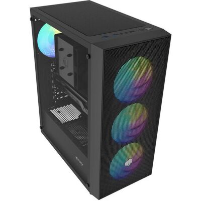 Obudowa komputerowa Fury Shobo SH8F Midi Tower z oknem czarna Obudowa komputerowa Fury Shobo SH8F Midi Tower z oknem czarna