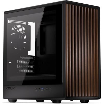 Inny producent Obudowa KRUX Helio M-ATX, z oknem, bez zasilacza, czarna Inny producent Obudowa KRUX Helio M-ATX, z oknem, bez zasilacza, czarna