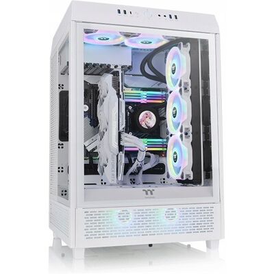 Thermaltake Obudowa - The Tower 500 Snow Tg*3/ 120mm*2 Thermaltake Obudowa - The Tower 500 Snow Tg*3/ 120mm*2