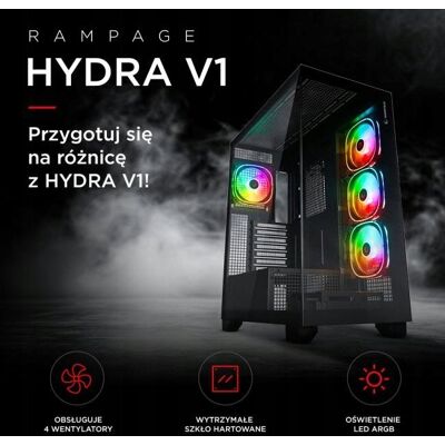 Rampage Hydra V1 czarna Rampage Hydra V1 czarna