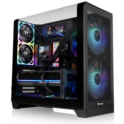 Inny producent Thermaltake View 390 Air Obudowa Midi Tower Czarna Inny producent Thermaltake View 390 Air Obudowa Midi Tower Czarna