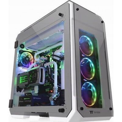 Thermaltake View 71 Riing Tempered Glass Snow Thermaltake View 71 Riing Tempered Glass Snow