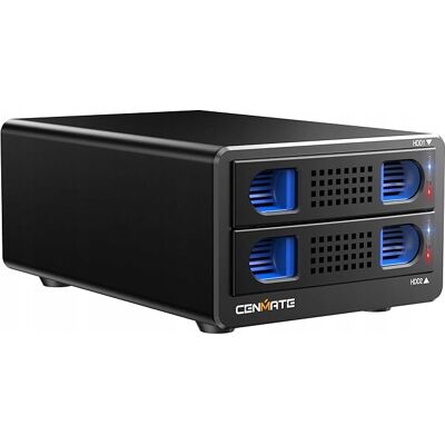 Terra Master Cenmate Podwójna Obudowa Dysku Twardego Z Wentylatorem Sata Hdd/ssd Usb A/c Terra Master Cenmate Podwójna Obudowa Dysku Twardego Z Wentylatorem Sata Hdd/ssd Usb A/c