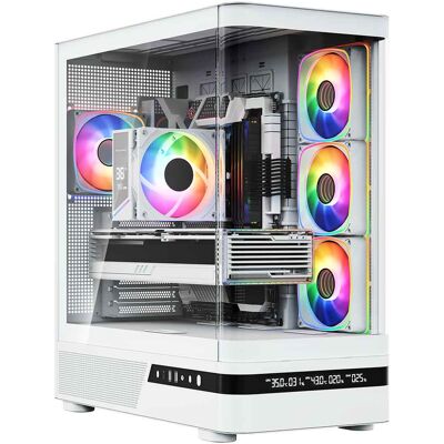 Modecom Obudowa Volcano Aq 200 Argb Midi Biała Modecom Obudowa Volcano Aq 200 Argb Midi Biała