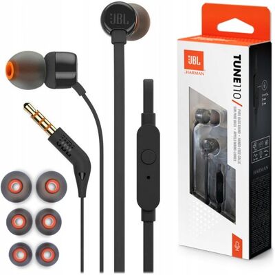 Słuchawki dokanałowe JBL T110 Mega bas Słuchawki dokanałowe JBL T110 Mega bas