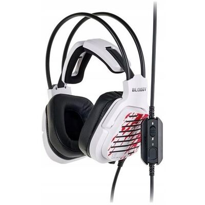 Słuchawki Gamingowe A4Tech Bloody G565 Energy białe 7.1 USB Słuchawki Gamingowe A4Tech Bloody G565 Energy białe 7.1 USB
