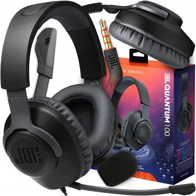 Słuchawki Gamingowe Jbl Przewodowe Komputerowe Ps Pc Xbox Mikrofon Czarne Słuchawki Gamingowe Jbl Przewodowe Komputerowe Ps Pc Xbox Mikrofon Czarne