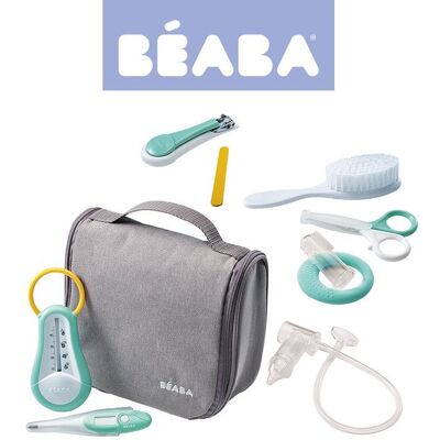 Beaba, Kosmetyczka Z 9 Akcesoriami, Grey Beaba, Kosmetyczka Z 9 Akcesoriami, Grey