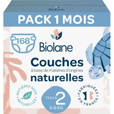 Biolane Couches Naturelles Roz. 2 (3-6 Kg) 6 X 27 Jednorazowe Pieluchy Biolane Couches Naturelles Roz. 2 (3-6 Kg) 6 X 27 Jednorazowe Pieluchy