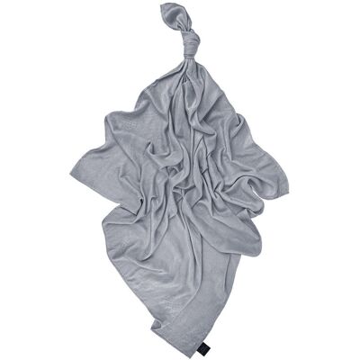 Bocioland, Pieluszka Bambusowa, Kocyk, Otulacz, Chmurki, Grey, 120x120 Cm Bocioland, Pieluszka Bambusowa, Kocyk, Otulacz, Chmurki, Grey, 120x120 Cm