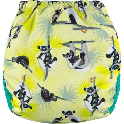 Close, Pop-In Pieluszka Wielorazowa Aio Z Napami, Lemur Close, Pop-In Pieluszka Wielorazowa Aio Z Napami, Lemur
