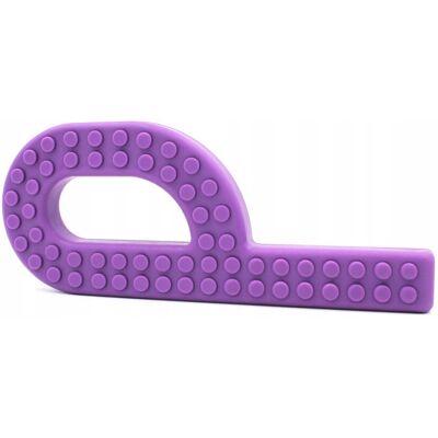 Ark Therapeutic Gryzak Logopedyczny ARK Grabber 'P' Klocek Fioletowy XXT/Twardy Ark Therapeutic Gryzak Logopedyczny ARK Grabber 'P' Klocek Fioletowy XXT/Twardy