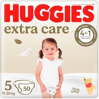 Pieluchy Rozmiar 5 Huggies - SoftAbsorb, Bez wycieków, Hypoalergiczne Pieluchy Rozmiar 5 Huggies - SoftAbsorb, Bez wycieków, Hypoalergiczne