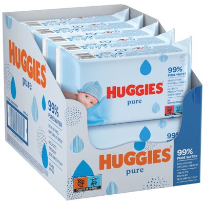 Huggies Pure Baby Chusteczki Nawilżane - Chusteczki nawilżane dla niemowląt Huggies Pure Baby Chusteczki Nawilżane - Chusteczki nawilżane dla niemowląt