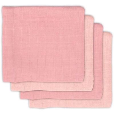 Jollein 4 Pieluszki Bambusowe 70x70 Cm Bamboo Pale Pink Jollein 4 Pieluszki Bambusowe 70x70 Cm Bamboo Pale Pink