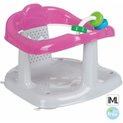 Maltex Baby Krzesełko do kąpieli Panda Szaro-różowe - Krzesełko do kąpieli Maltex Baby Krzesełko do kąpieli Panda Szaro-różowe - Krzesełko do kąpieli