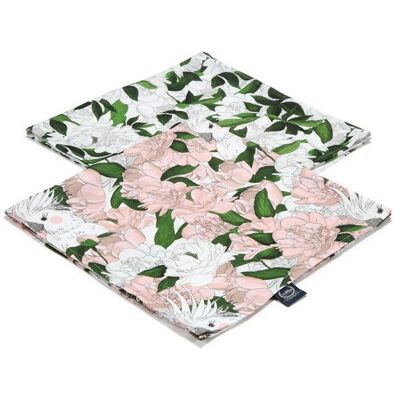La Millou, Pieluszka Bambusowa, Bamboo Muślin, Lady Peony & Lady White Peony, 2-Pack La Millou, Pieluszka Bambusowa, Bamboo Muślin, Lady Peony & Lady White Peony, 2-Pack